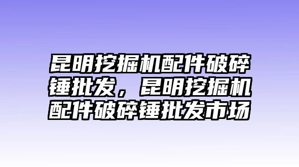 昆明挖掘機(jī)配件破碎錘批發(fā)，昆明挖掘機(jī)配件破碎錘批發(fā)市場