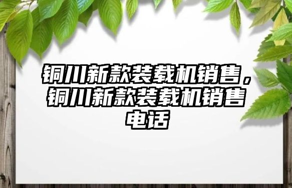 銅川新款裝載機(jī)銷售，銅川新款裝載機(jī)銷售電話