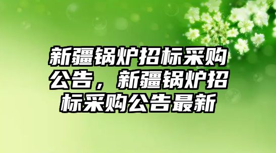 新疆鍋爐招標(biāo)采購(gòu)公告，新疆鍋爐招標(biāo)采購(gòu)公告最新