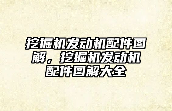 挖掘機發(fā)動機配件圖解，挖掘機發(fā)動機配件圖解大全