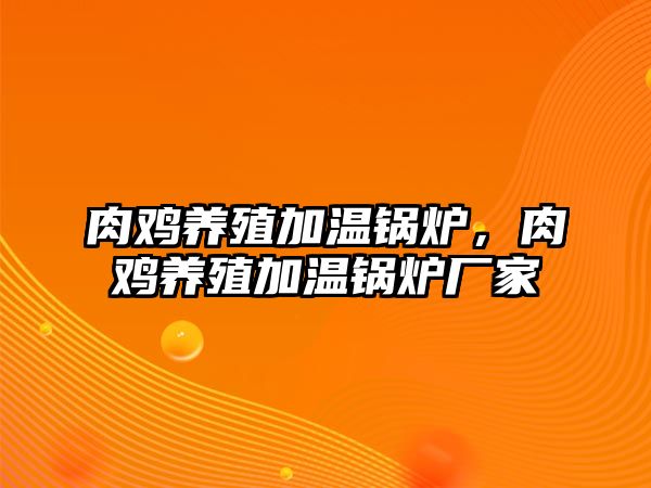 肉雞養(yǎng)殖加溫鍋爐，肉雞養(yǎng)殖加溫鍋爐廠家