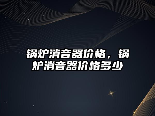 鍋爐消音器價格，鍋爐消音器價格多少