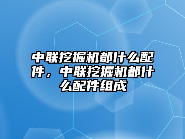 中聯(lián)挖掘機(jī)都什么配件，中聯(lián)挖掘機(jī)都什么配件組成