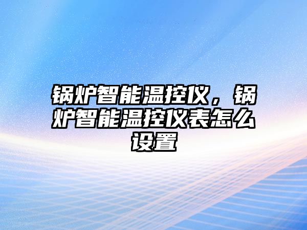 鍋爐智能溫控儀，鍋爐智能溫控儀表怎么設(shè)置