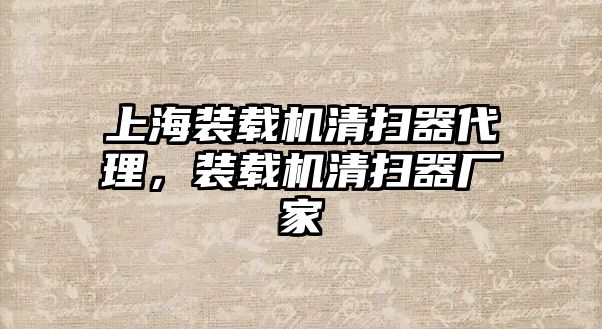 上海裝載機清掃器代理，裝載機清掃器廠家