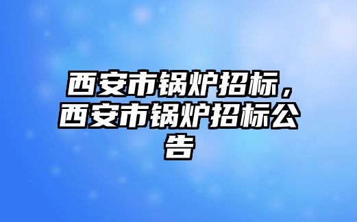 西安市鍋爐招標，西安市鍋爐招標公告