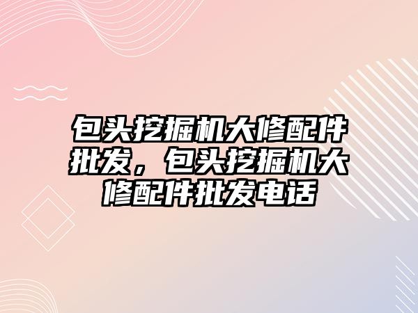 包頭挖掘機大修配件批發(fā)，包頭挖掘機大修配件批發(fā)電話