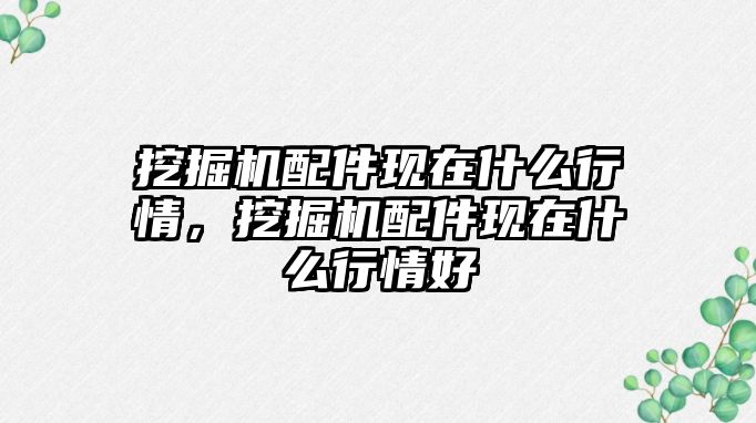 挖掘機(jī)配件現(xiàn)在什么行情，挖掘機(jī)配件現(xiàn)在什么行情好