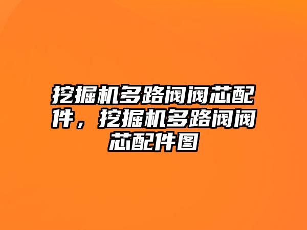 挖掘機多路閥閥芯配件，挖掘機多路閥閥芯配件圖