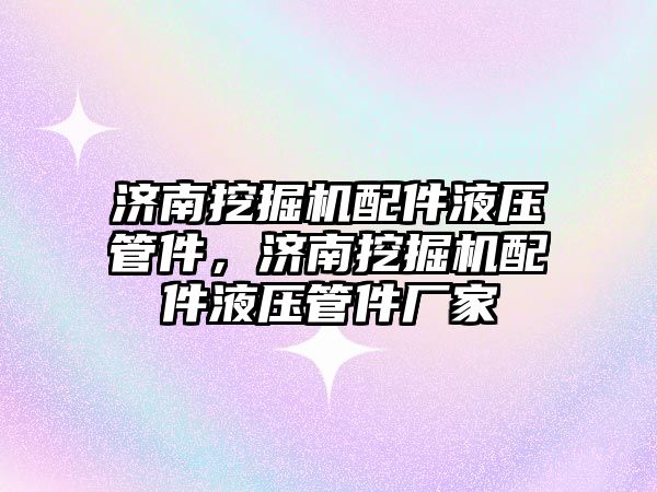 濟南挖掘機配件液壓管件，濟南挖掘機配件液壓管件廠家