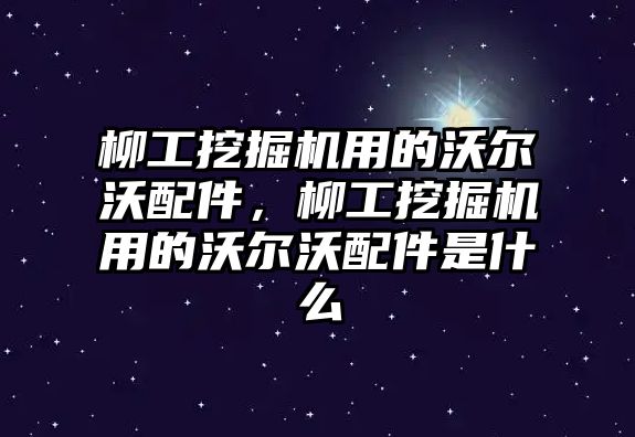 柳工挖掘機用的沃爾沃配件，柳工挖掘機用的沃爾沃配件是什么