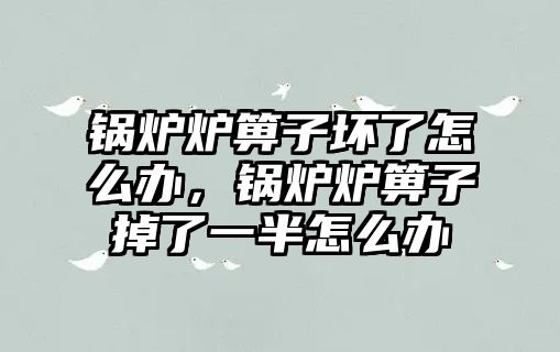 鍋爐爐箅子壞了怎么辦，鍋爐爐箅子掉了一半怎么辦