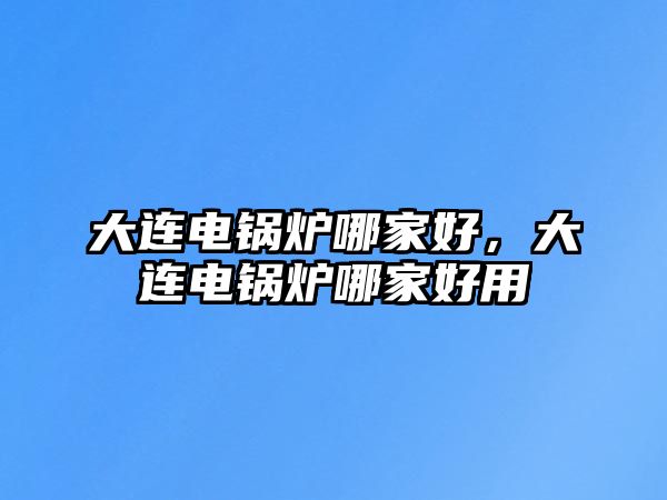 大連電鍋爐哪家好，大連電鍋爐哪家好用