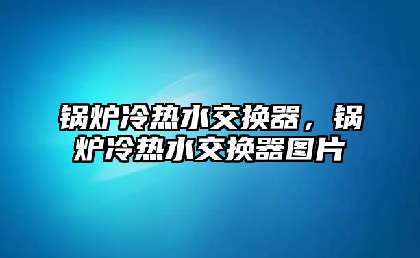 鍋爐冷熱水交換器，鍋爐冷熱水交換器圖片