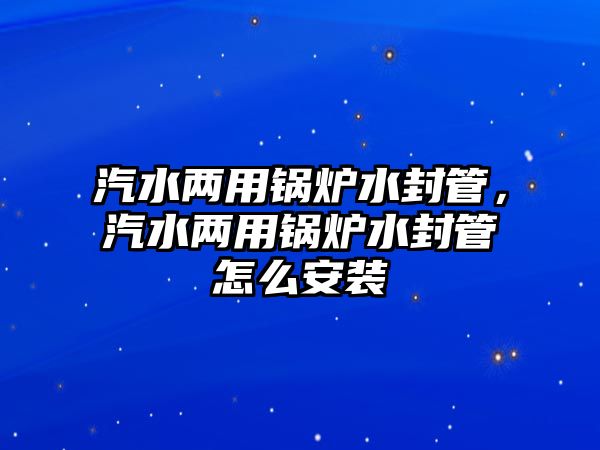 汽水兩用鍋爐水封管，汽水兩用鍋爐水封管怎么安裝