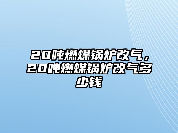 20噸燃煤鍋爐改氣，20噸燃煤鍋爐改氣多少錢