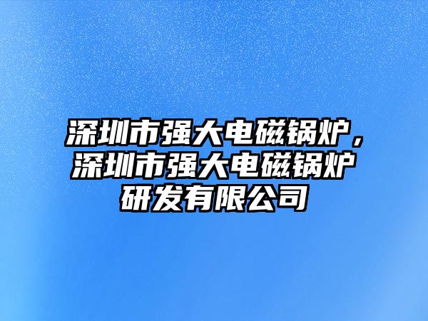 深圳市強大電磁鍋爐，深圳市強大電磁鍋爐研發(fā)有限公司