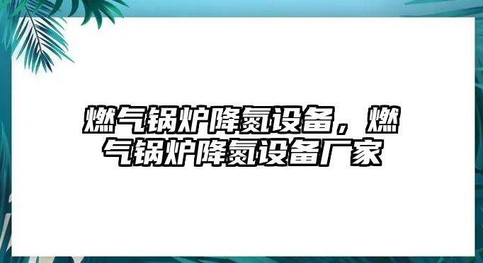 燃?xì)忮仩t降氮設(shè)備，燃?xì)忮仩t降氮設(shè)備廠家