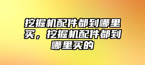 挖掘機(jī)配件都到哪里買，挖掘機(jī)配件都到哪里買的