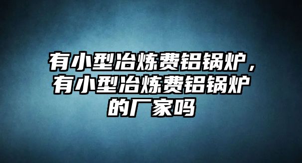 有小型冶煉費(fèi)鋁鍋爐，有小型冶煉費(fèi)鋁鍋爐的廠家嗎