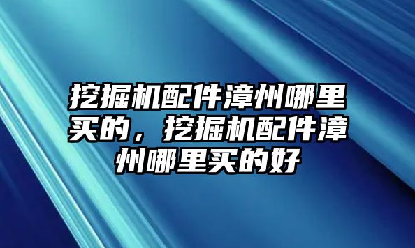 挖掘機配件漳州哪里買的，挖掘機配件漳州哪里買的好