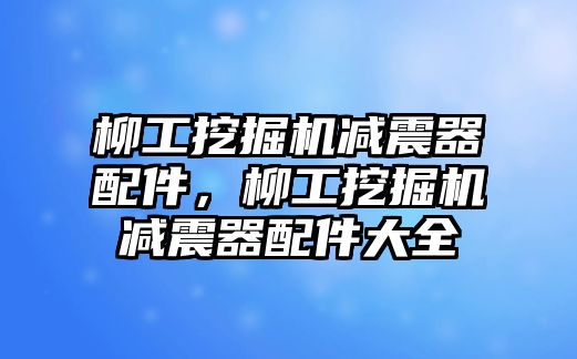 柳工挖掘機(jī)減震器配件，柳工挖掘機(jī)減震器配件大全