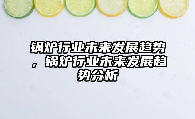 鍋爐行業(yè)未來發(fā)展趨勢，鍋爐行業(yè)未來發(fā)展趨勢分析