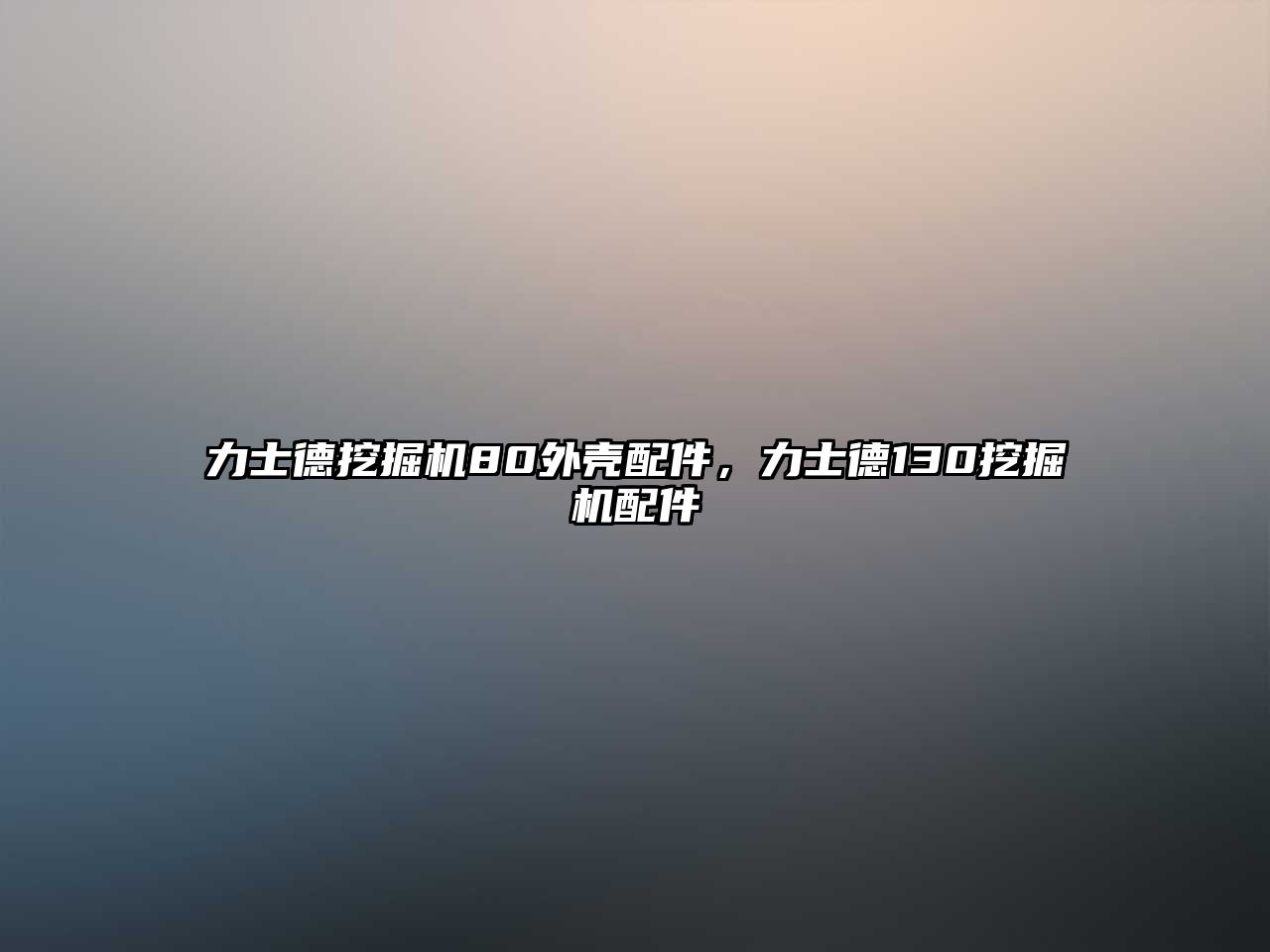 力士德挖掘機80外殼配件，力士德130挖掘機配件