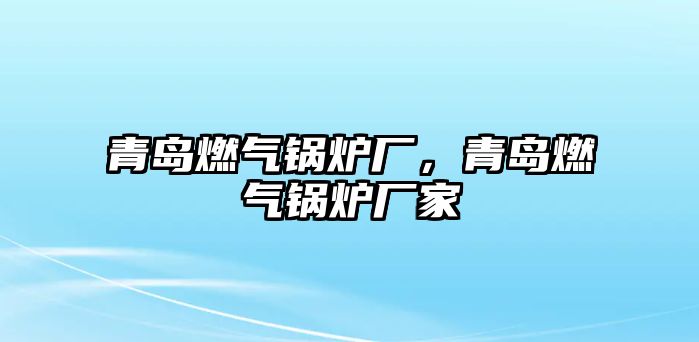 青島燃?xì)忮仩t廠，青島燃?xì)忮仩t廠家