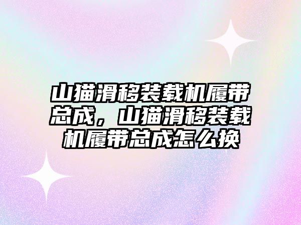 山貓滑移裝載機履帶總成，山貓滑移裝載機履帶總成怎么換