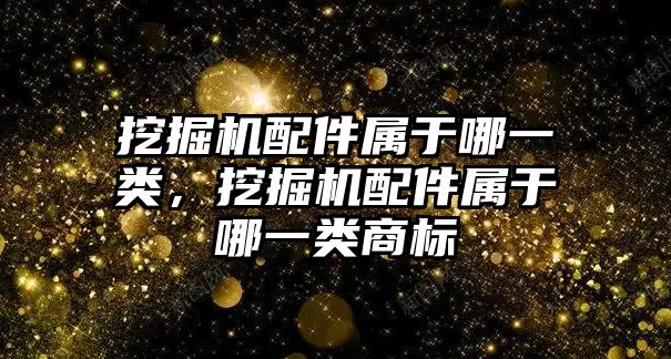 挖掘機配件屬于哪一類，挖掘機配件屬于哪一類商標