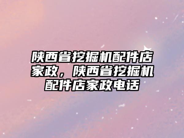 陜西省挖掘機配件店家政，陜西省挖掘機配件店家政電話