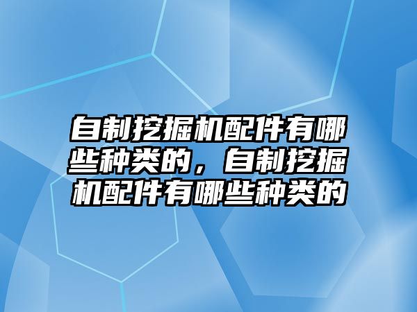 自制挖掘機(jī)配件有哪些種類(lèi)的，自制挖掘機(jī)配件有哪些種類(lèi)的