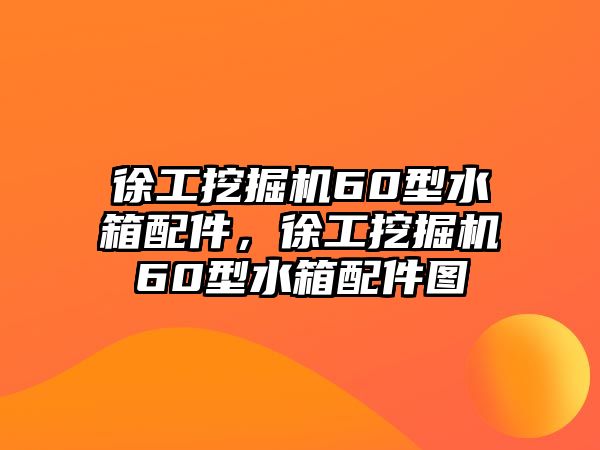 徐工挖掘機(jī)60型水箱配件，徐工挖掘機(jī)60型水箱配件圖