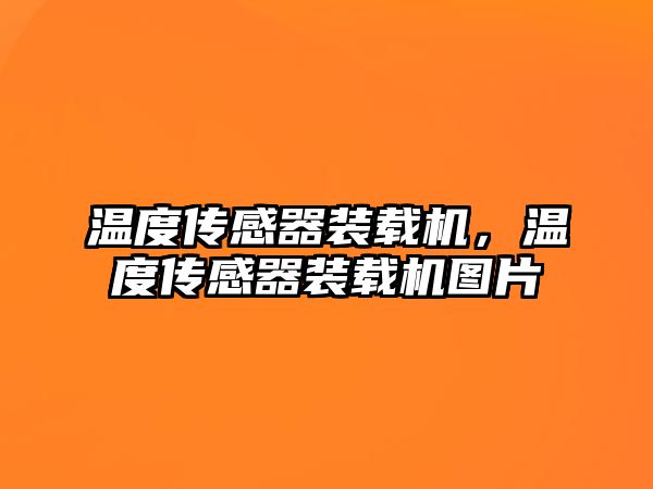 溫度傳感器裝載機(jī)，溫度傳感器裝載機(jī)圖片