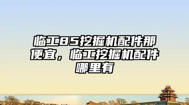 臨工85挖掘機配件那便宜，臨工挖掘機配件哪里有