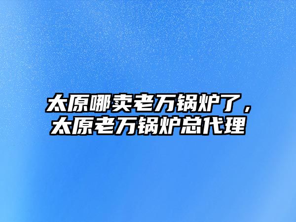 太原哪賣老萬鍋爐了，太原老萬鍋爐總代理