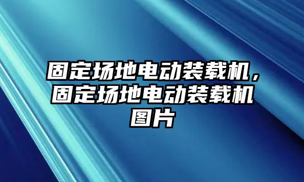 固定場地電動裝載機，固定場地電動裝載機圖片