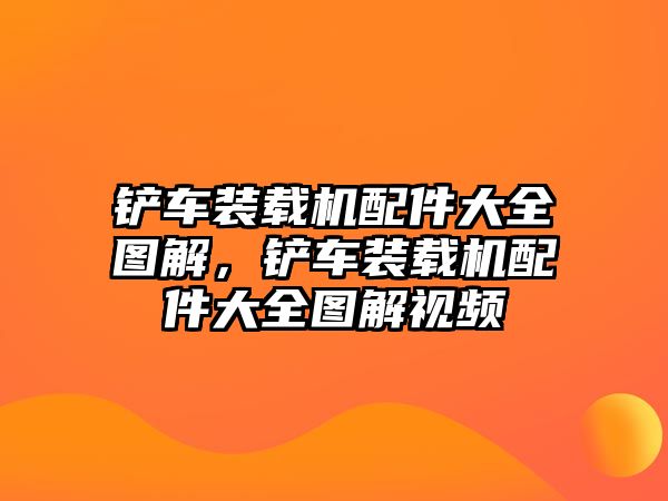 鏟車裝載機配件大全圖解，鏟車裝載機配件大全圖解視頻