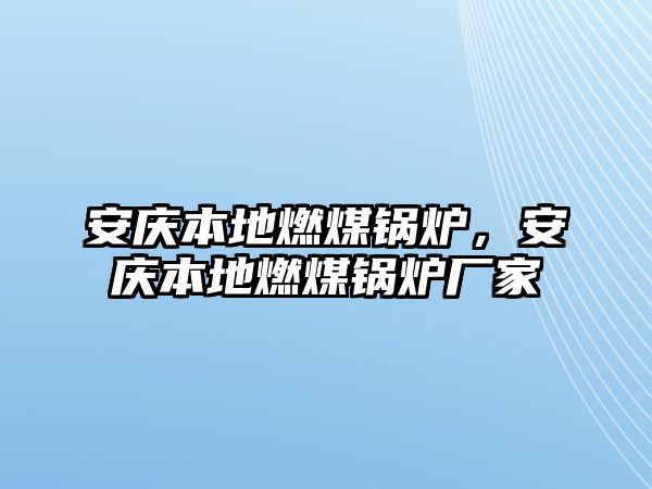 安慶本地燃煤鍋爐，安慶本地燃煤鍋爐廠家