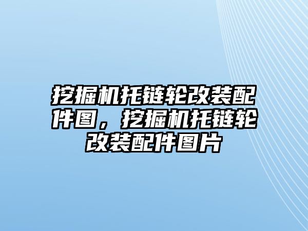 挖掘機(jī)托鏈輪改裝配件圖，挖掘機(jī)托鏈輪改裝配件圖片