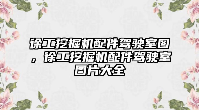 徐工挖掘機配件駕駛室圖，徐工挖掘機配件駕駛室圖片大全