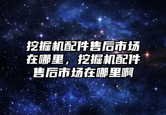 挖掘機(jī)配件售后市場在哪里，挖掘機(jī)配件售后市場在哪里啊