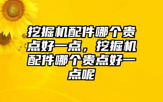 挖掘機(jī)配件哪個(gè)貴點(diǎn)好一點(diǎn)，挖掘機(jī)配件哪個(gè)貴點(diǎn)好一點(diǎn)呢