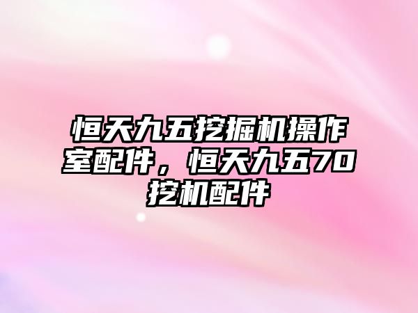 恒天九五挖掘機(jī)操作室配件，恒天九五70挖機(jī)配件