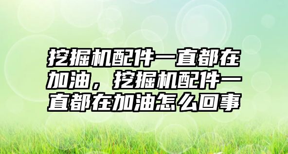 挖掘機(jī)配件一直都在加油，挖掘機(jī)配件一直都在加油怎么回事