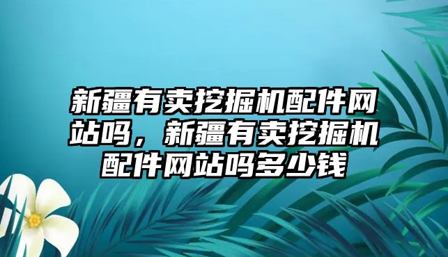 新疆有賣挖掘機(jī)配件網(wǎng)站嗎，新疆有賣挖掘機(jī)配件網(wǎng)站嗎多少錢