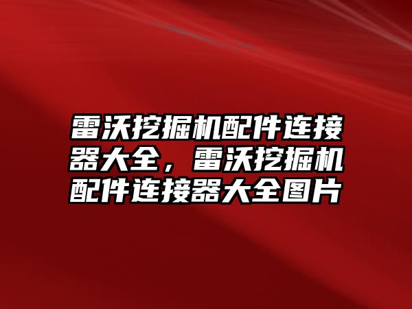 雷沃挖掘機(jī)配件連接器大全，雷沃挖掘機(jī)配件連接器大全圖片