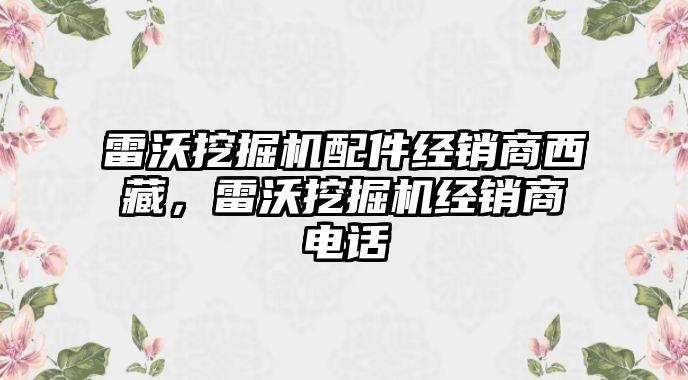 雷沃挖掘機配件經(jīng)銷商西藏，雷沃挖掘機經(jīng)銷商電話