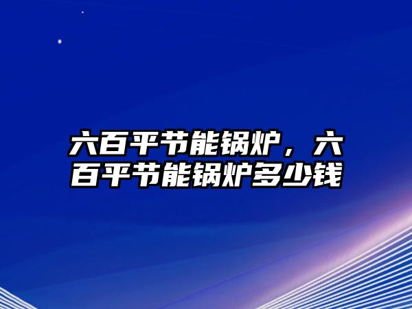 六百平節(jié)能鍋爐，六百平節(jié)能鍋爐多少錢